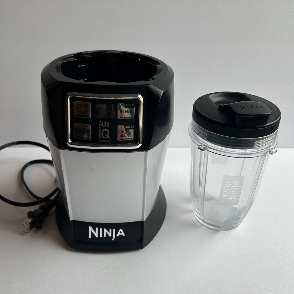 Nutri Ninja Pro BL480D Blender 1000W Silver Auto-iQ Tech Base Motor Cup Only